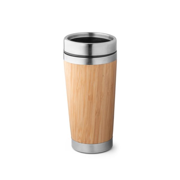 PIETRO. Copo de viagem em bambu 500 mL