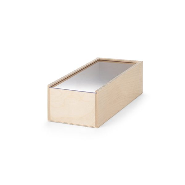 BOXIE CLEAR M. Caixa de madeira M