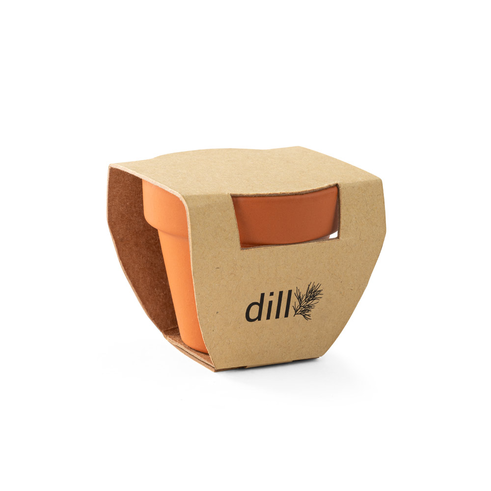 96127_160.jpg ANETHUM. Vaso de barro com endro - Image 1